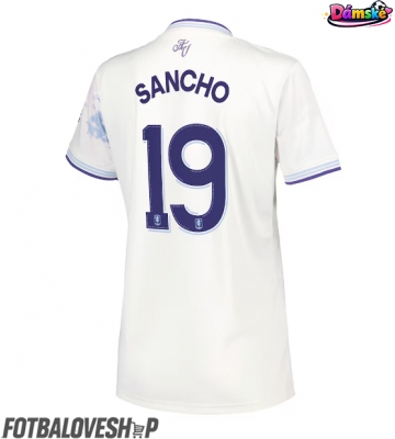 Aston Villa Jadon Sancho #19 Dámské Alternativní Dres 2025-26 Krátký Rukáv